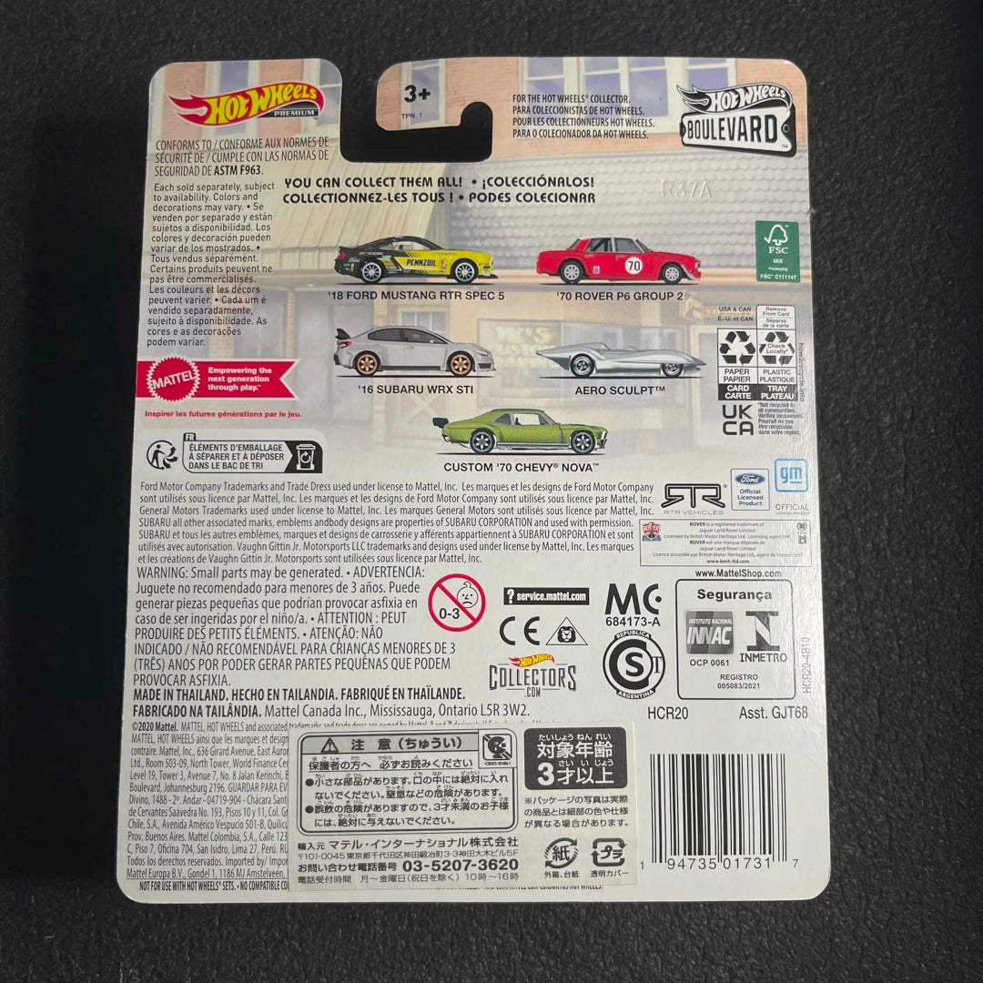 Hot Wheels Ford Mustang RTR Spec 5 2018 Formula Drift Premium Card 2022 Boulevard Ford Mustang RTR Spec 5 Collection Series Drift Car Mustang Muscles Car Diecast Kereta Mustang RTR Drift Car Mustang Hotwheels