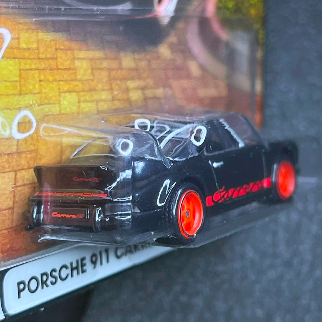 Hot Wheels Porsche 911 Carrera RS 2.7 Black & Red Boulevard 2025 Premium Car Culture Hotwheels Porsche 911 RS 2.7 Carrera Black Porsche 911 Gt3 Rs Hitam Porsche Diecast Hotwheel 2025 Premium Boulevard Porsche