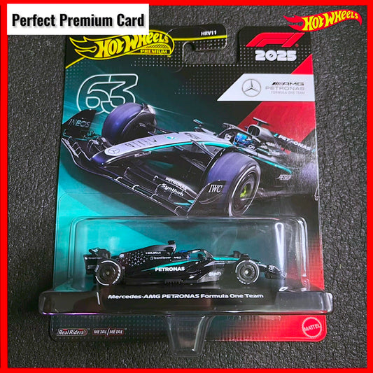 Hot Wheels F1 Mercedes AMG Petronas Formula One Team #63 with George Russell 2025 F1 Mercedes Car Hotwheels Mercedes Benz F1 Petronas AMG F1 Vehicle No.63 Mercedes AMG F1 Car Hotwheel F1 Mercedes Formula 1 Mercedes Hot wheel 44 Lewis Hamilton F1