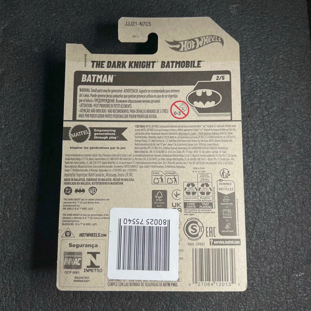 Hot Wheels The Dark Knight Batmobile Camouflage 2026 Batman Collection Hotwheels Bat Mobile Bat Man Car Diecast Mainline