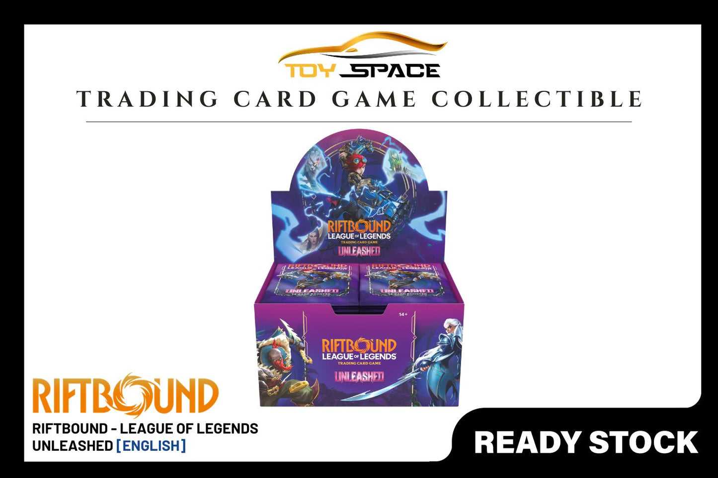 Riftbound TCG: League of Legend Booster Box - Unleashed - Toy Space Diecast Online Store Singapore