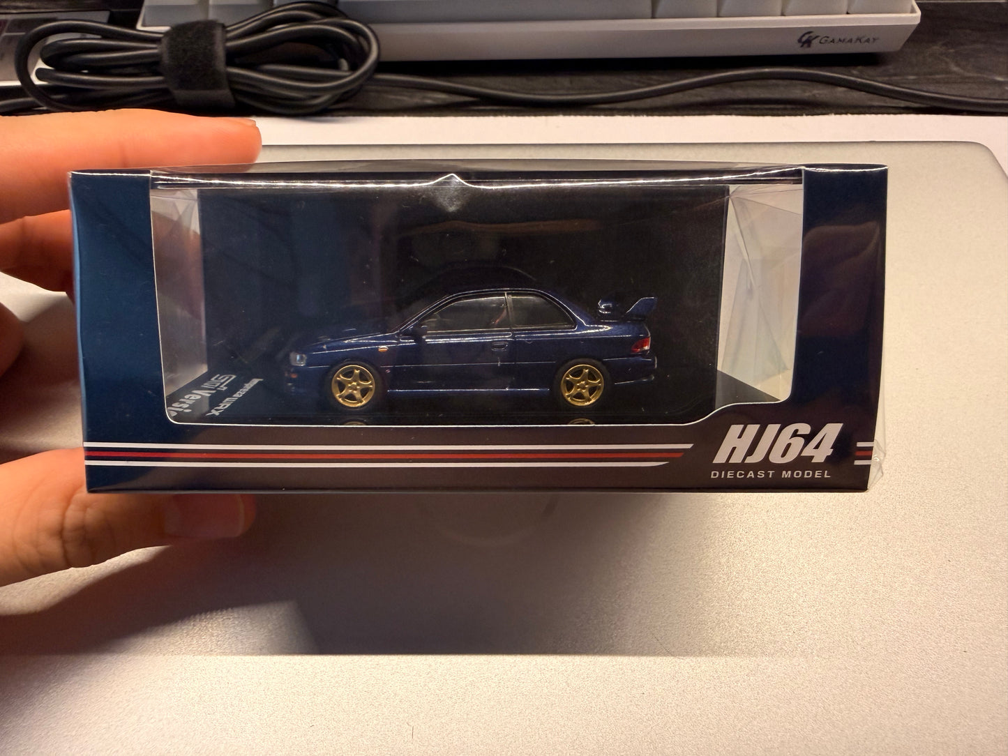 1/64 Subaru Impreza HJ Gran Blue Mica