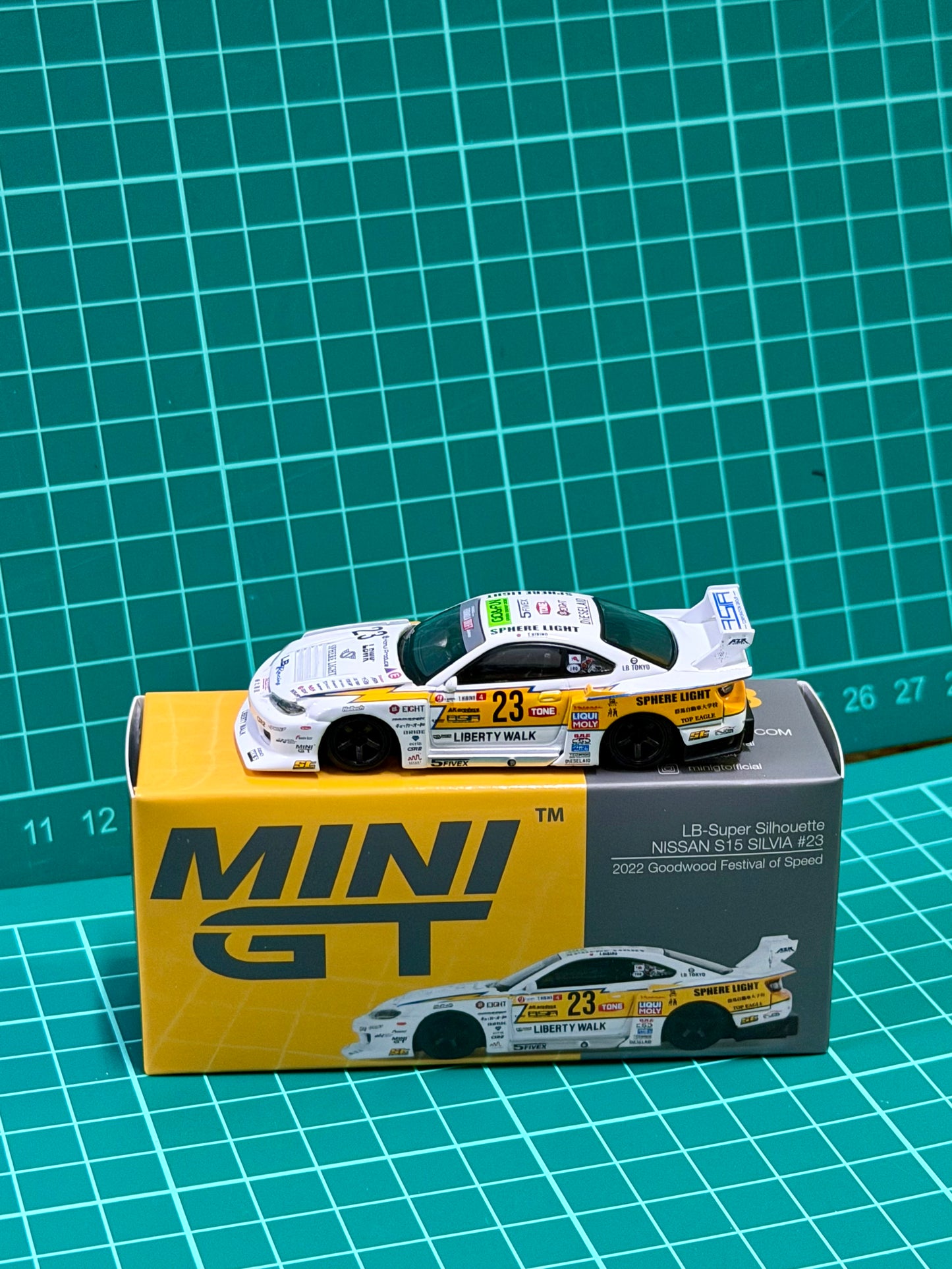 Mini GT 1:64 Nissan LB-Super Silhouette S15 SILVIA #23 Goodwood Festival #618