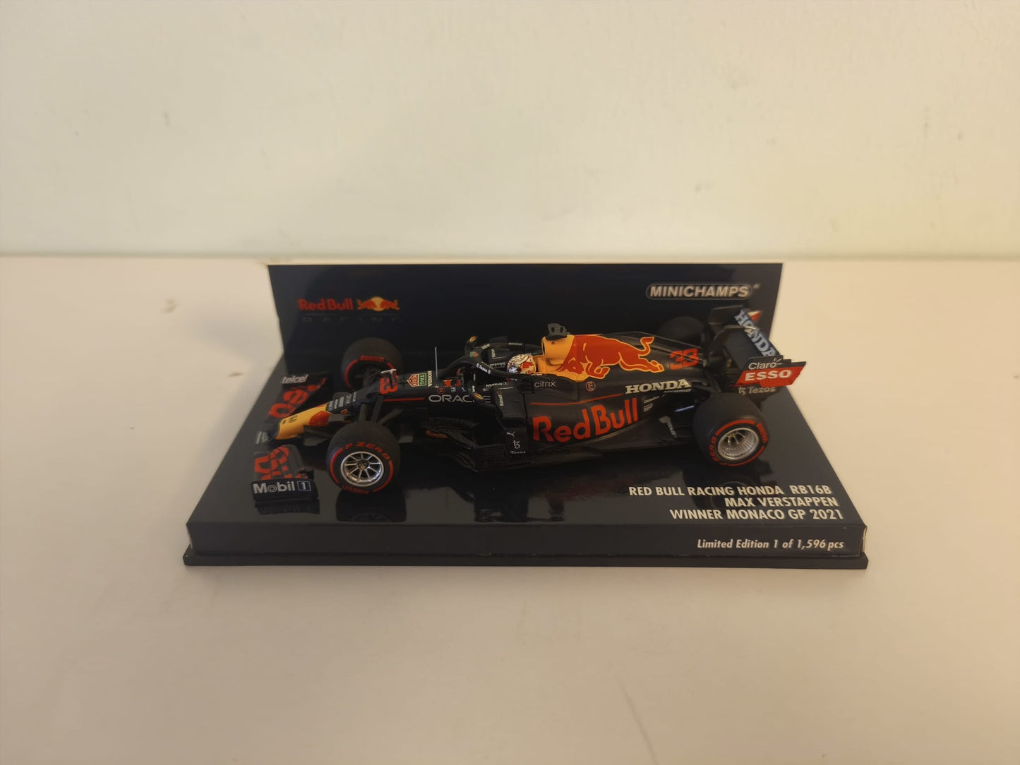 Minichamps 1:43 Max Verstappen RB16B Winner Monaco GP 2021