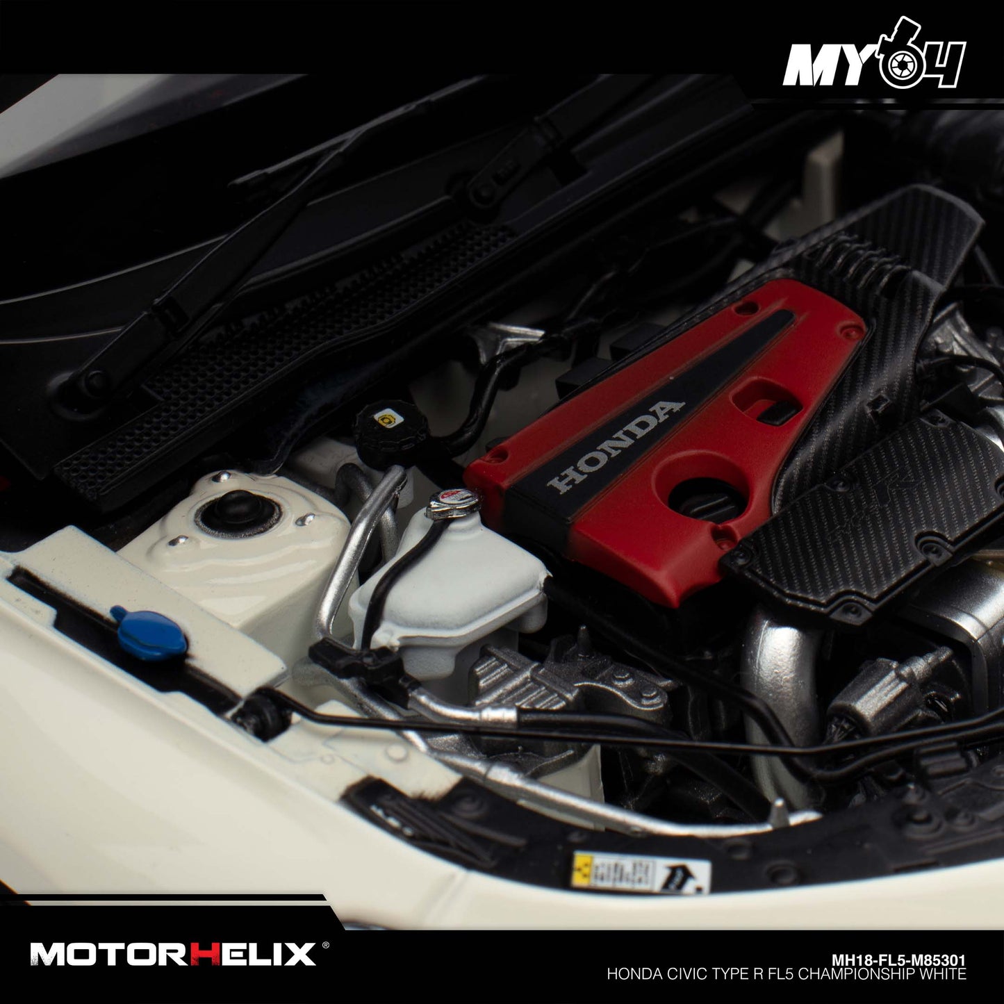 [Motorhelix] 1:18 Honda Civic Type R FL5 - Championship White
