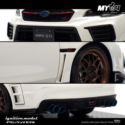 [Ignition Model] 1:18 Subaru WRX (CBA-VAB) STI - Pearl White