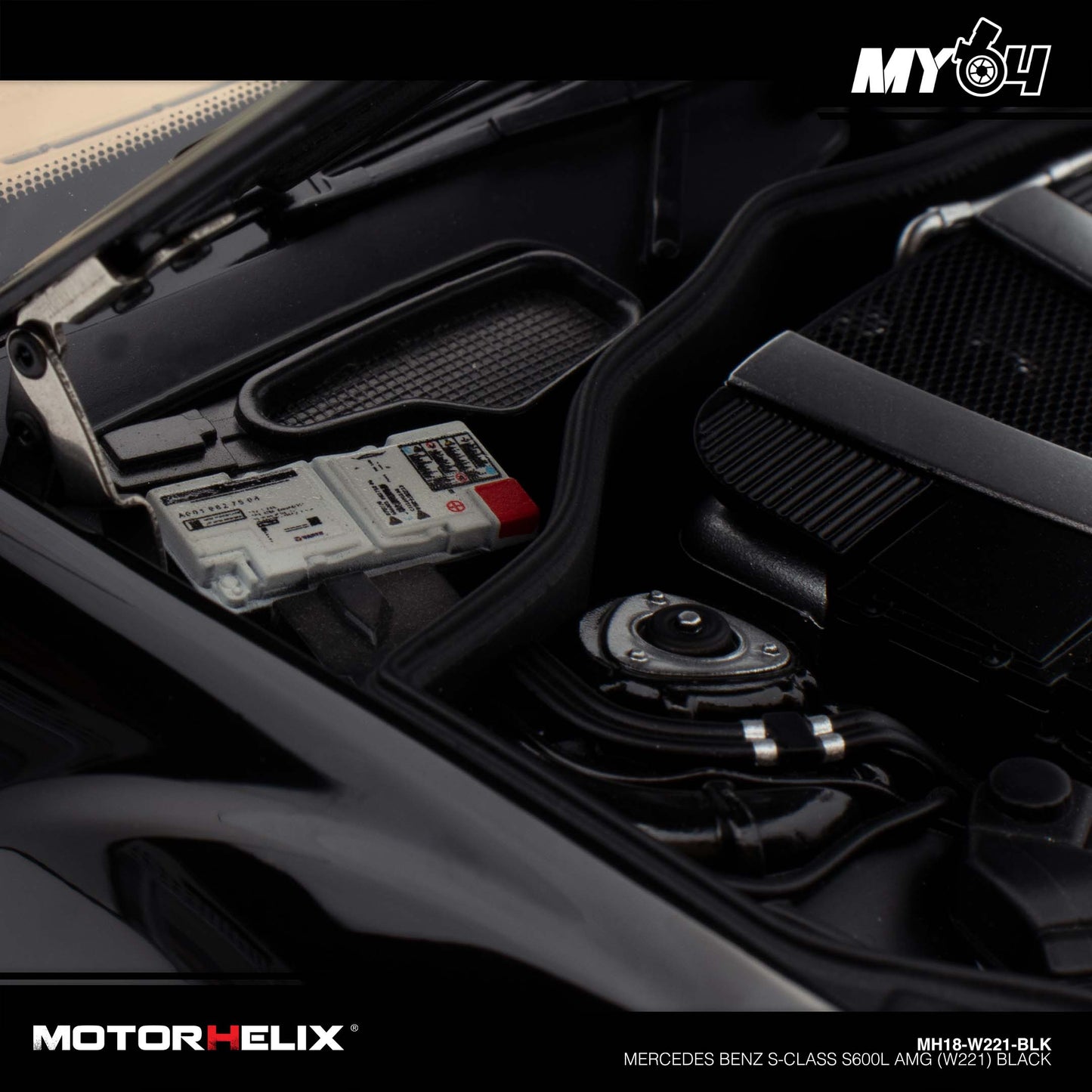 [Motorhelix] Mercedes Benz S-Class S600L AMG (W221) - Black