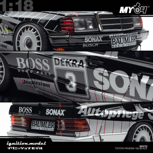 [Ignition Model] 1:18 Toyota Pandem 190 - Black
