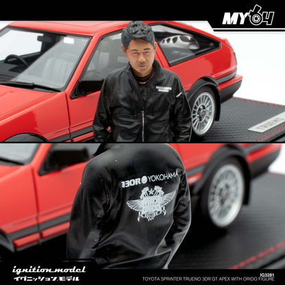 [Ignition Model] Toyota Sprinter Trueno 3Dr GT Apex With Orido Figure