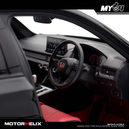 [Motorhelix] 1:18 Honda Civic Type-R FL5 - Crystal Black Pearl