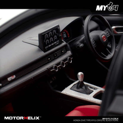 [Motorhelix] 1:18 Honda Civic Type-R FL5 - Crystal Black Pearl