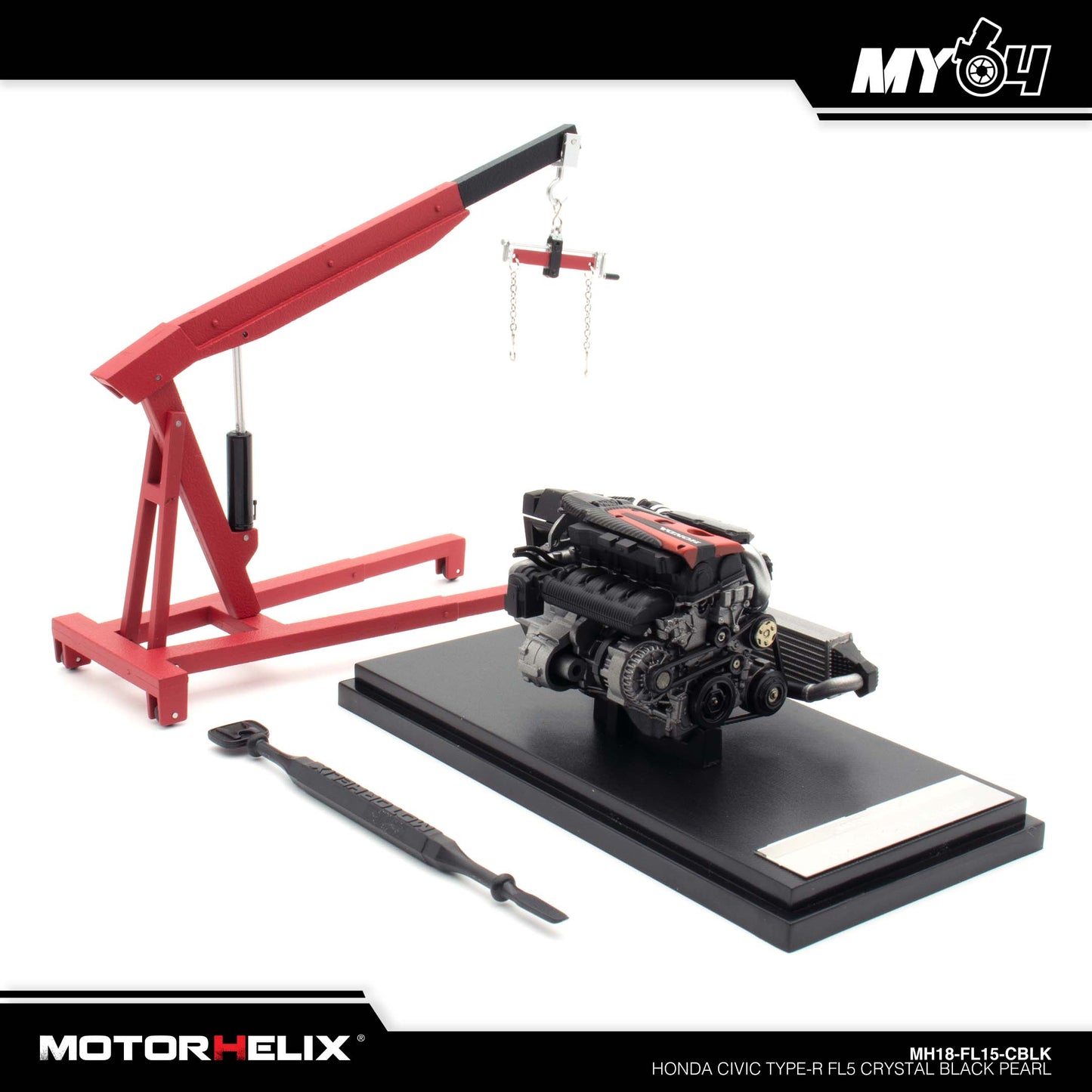 [Motorhelix] 1:18 Honda Civic Type-R FL5 - Crystal Black Pearl