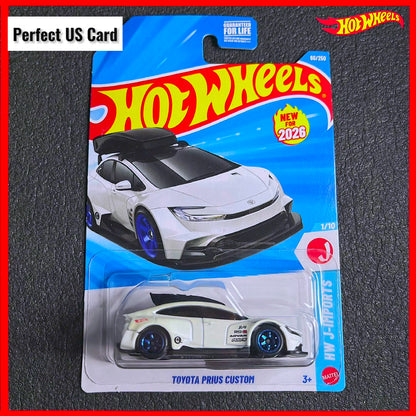 Hot Wheels Toyota Prius White 2026 First Edition [New Casting] White Toyota Prius with Roofbox Hotwheels JDM 2026 New