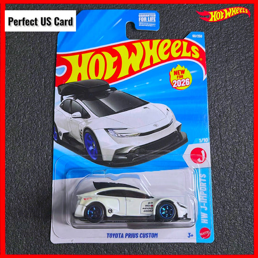 Hot Wheels Toyota Prius White 2026 First Edition [New Casting] White Toyota Prius with Roofbox Hotwheels JDM 2026 New