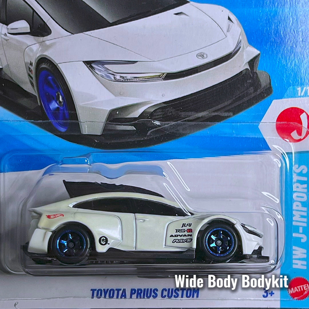 Hot Wheels Toyota Prius White 2026 First Edition [New Casting] White Toyota Prius with Roofbox Hotwheels JDM 2026 New