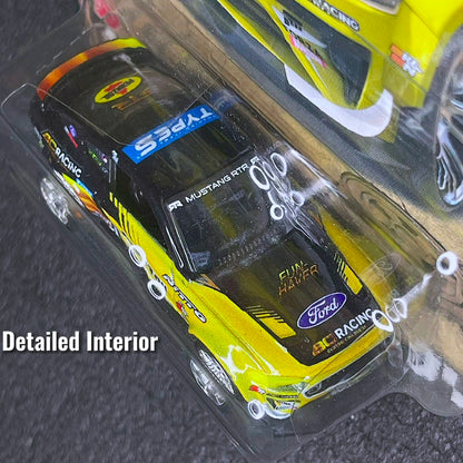 Hot Wheels Ford Mustang RTR Spec 5 2018 Formula Drift Premium Card 2022 Boulevard Ford Mustang RTR Spec 5 Collection Series Drift Car Mustang Muscles Car Diecast Kereta Mustang RTR Drift Car Mustang Hotwheels