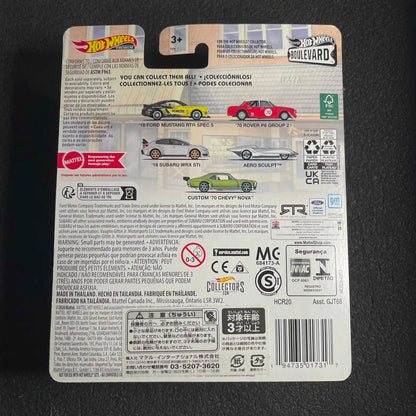 Hot Wheels Ford Mustang RTR Spec 5 2018 Formula Drift Premium Card 2022 Boulevard Ford Mustang RTR Spec 5 Collection Series Drift Car Mustang Muscles Car Diecast Kereta Mustang RTR Drift Car Mustang Hotwheels
