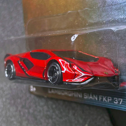 Hot Wheels Lamborghini Sian FKP37 Red Hybrid Speed 2024 Silver Series Collection Hyper Car Diecast Hotwheels Lamborghini Sian Fkp 37 Hotwheel Lamborghini Sian 2025 Lamborghini Merah Super Car Toy