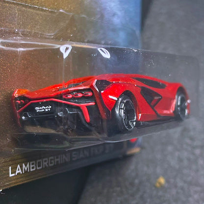Hot Wheels Lamborghini Sian FKP37 Red Hybrid Speed 2024 Silver Series Collection Hyper Car Diecast Hotwheels Lamborghini Sian Fkp 37 Hotwheel Lamborghini Sian 2025 Lamborghini Merah Super Car Toy