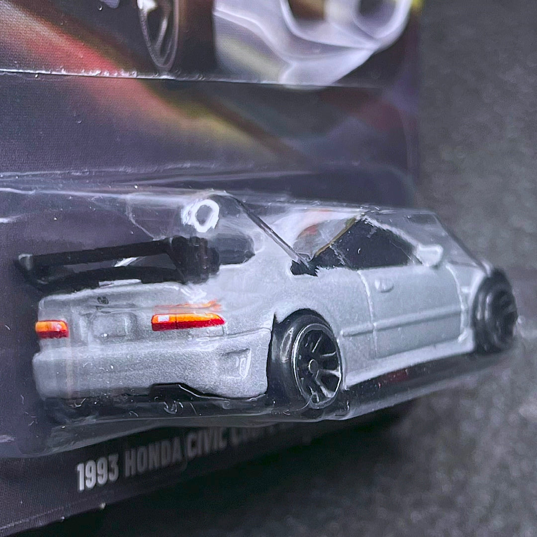 Hot Wheels Honda Civic Coupe EX EJ1 1993 Fast & Furious Silver Series Hotwheels The Fast & The Furious Honda Civic Coupe Black Ej1 EX Hotwheel F&F 2026 Set Diecast Model Car.