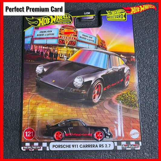Hot Wheels Porsche 911 Carrera RS 2.7 Black & Red Boulevard 2025 Premium Car Culture Hotwheels Porsche 911 RS 2.7 Carrera Black Porsche 911 Gt3 Rs Hitam Porsche Diecast Hotwheel 2025 Premium Boulevard Porsche