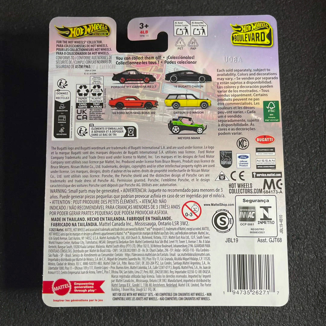 Hot Wheels Porsche 911 Carrera RS 2.7 Black & Red Boulevard 2025 Premium Car Culture Hotwheels Porsche 911 RS 2.7 Carrera Black Porsche 911 Gt3 Rs Hitam Porsche Diecast Hotwheel 2025 Premium Boulevard Porsche
