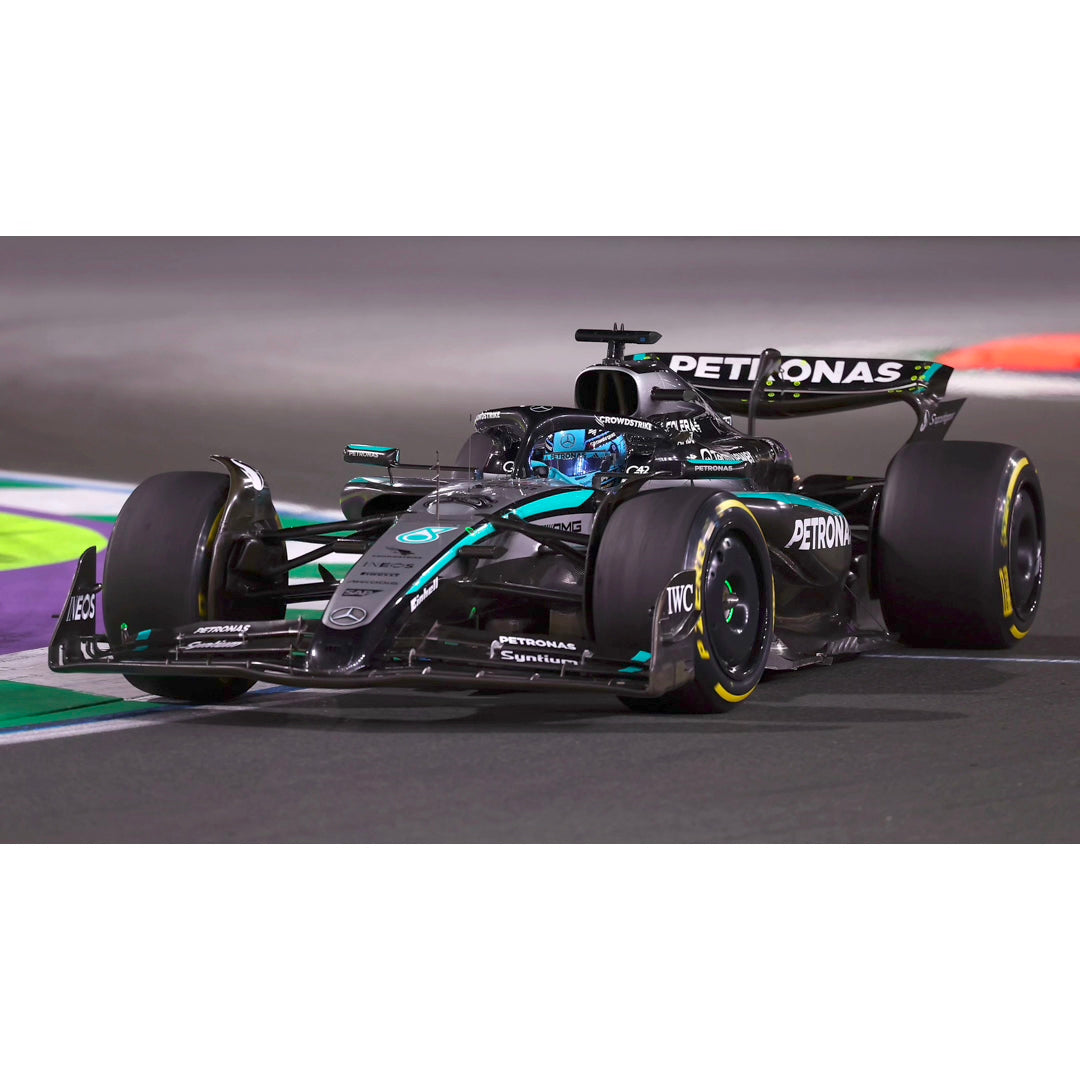 Hot Wheels F1 Mercedes AMG Petronas Formula One Team #63 with George Russell 2025 F1 Mercedes Car Hotwheels Mercedes Benz F1 Petronas AMG F1 Vehicle No.63 Mercedes AMG F1 Car Hotwheel F1 Mercedes Formula 1 Mercedes Hot wheel 44 Lewis Hamilton F1