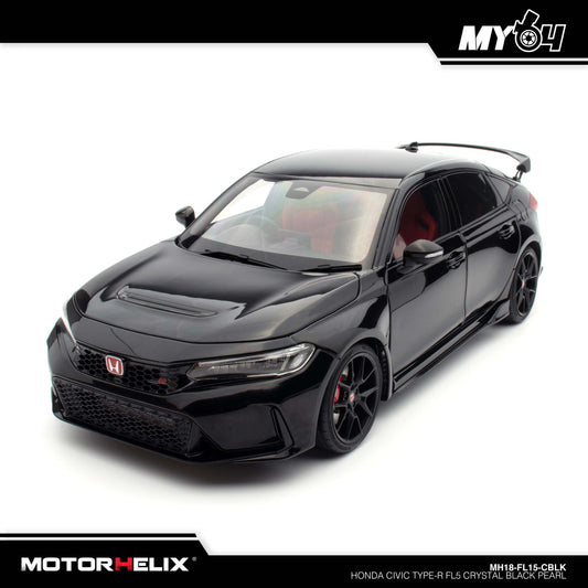 [Motorhelix] 1:18 Honda Civic Type-R FL5 - Crystal Black Pearl