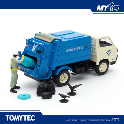 (UNSEAL UNIT) TLVN] Mitsubishi Fuso Canter Garbage Truck - White/Blue