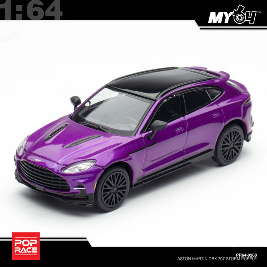 (UNSEAL UNIT) [Pop Race] 1:64 Aston Martin DBX 707 - Storm Purple