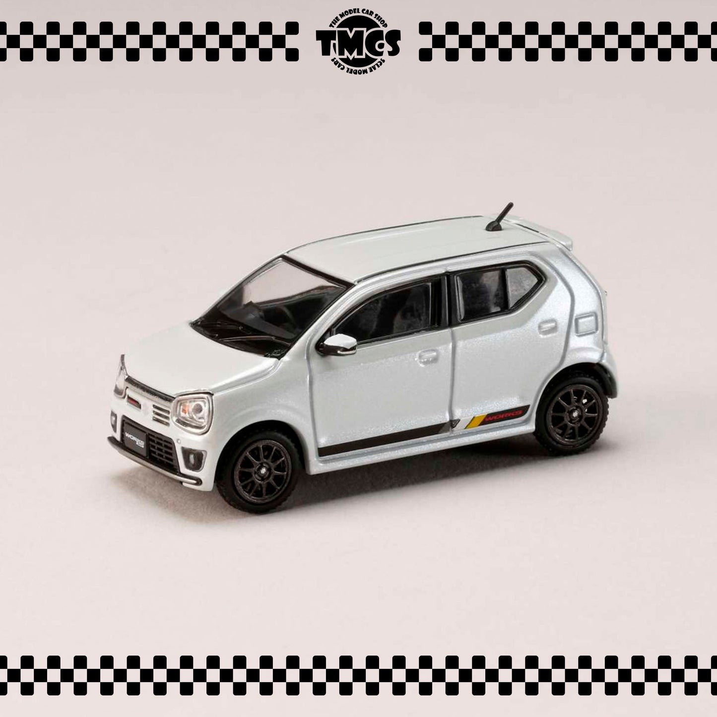 (UNSEAL UNIT) [Hobby Japan] Suzuki Alto Works HA36S Steel - Pearl White