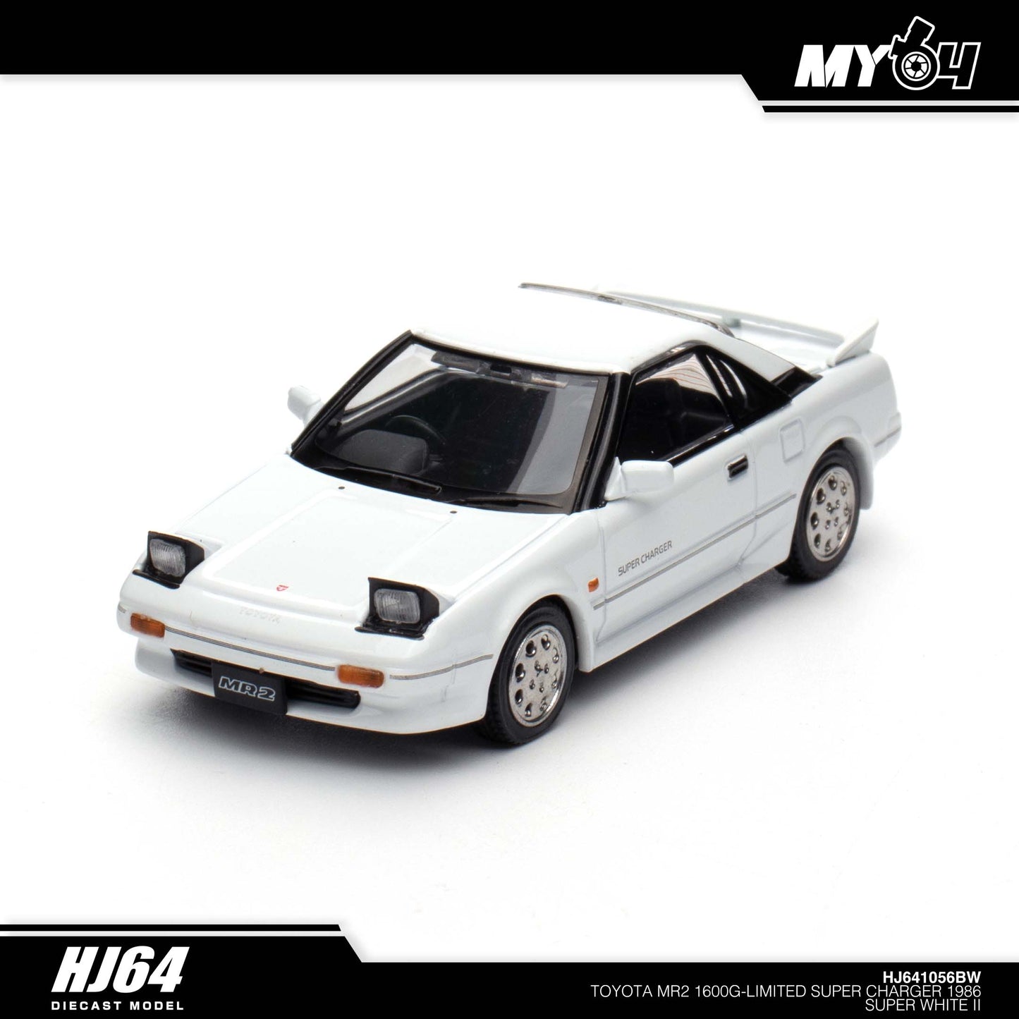[Hobby Japan] Toyota MR2 1600G - Limited Super Charger 1986 - Super White II