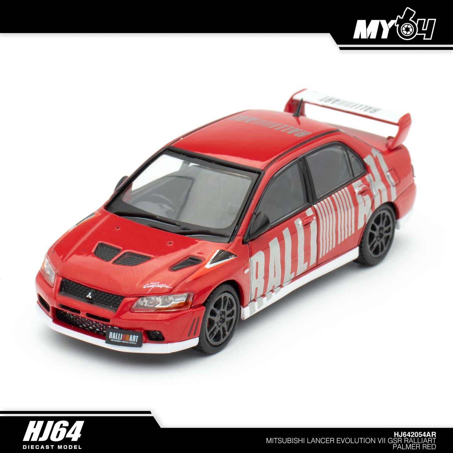 (UNSEAL UNIT) [Hobby Japan] Mitsubishi Lancer Evolution 7 GSR RALLIART - Palmer Red