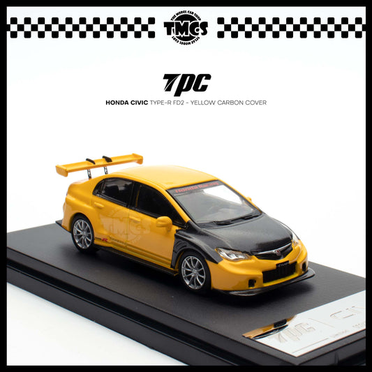 [TPC] Honda Civic Type-R FD2 - Yellow Carbon Cover