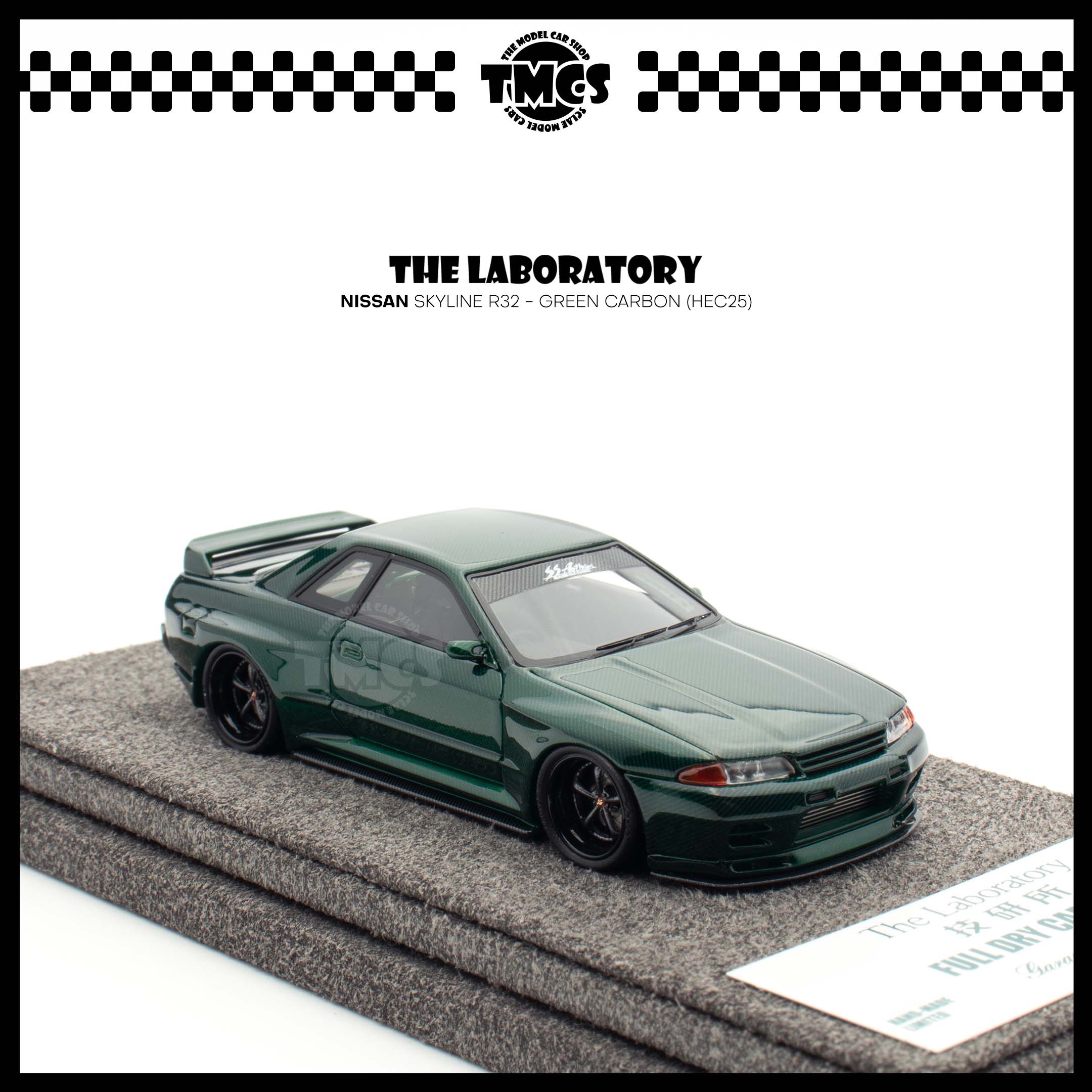 [The Laboratory] Nissan Skyline R32 - Green Carbon (HEC25) – Hobby Space