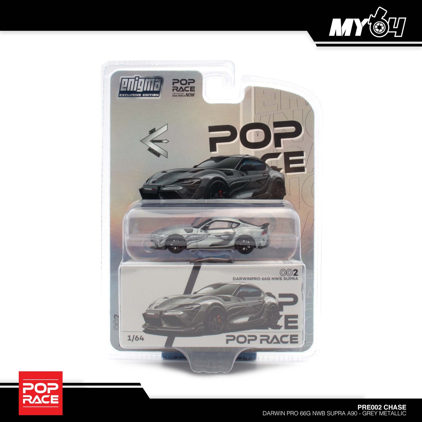 [Pop Race] Darwin Pro 66G NWB Supra A90 - Grey Metallic