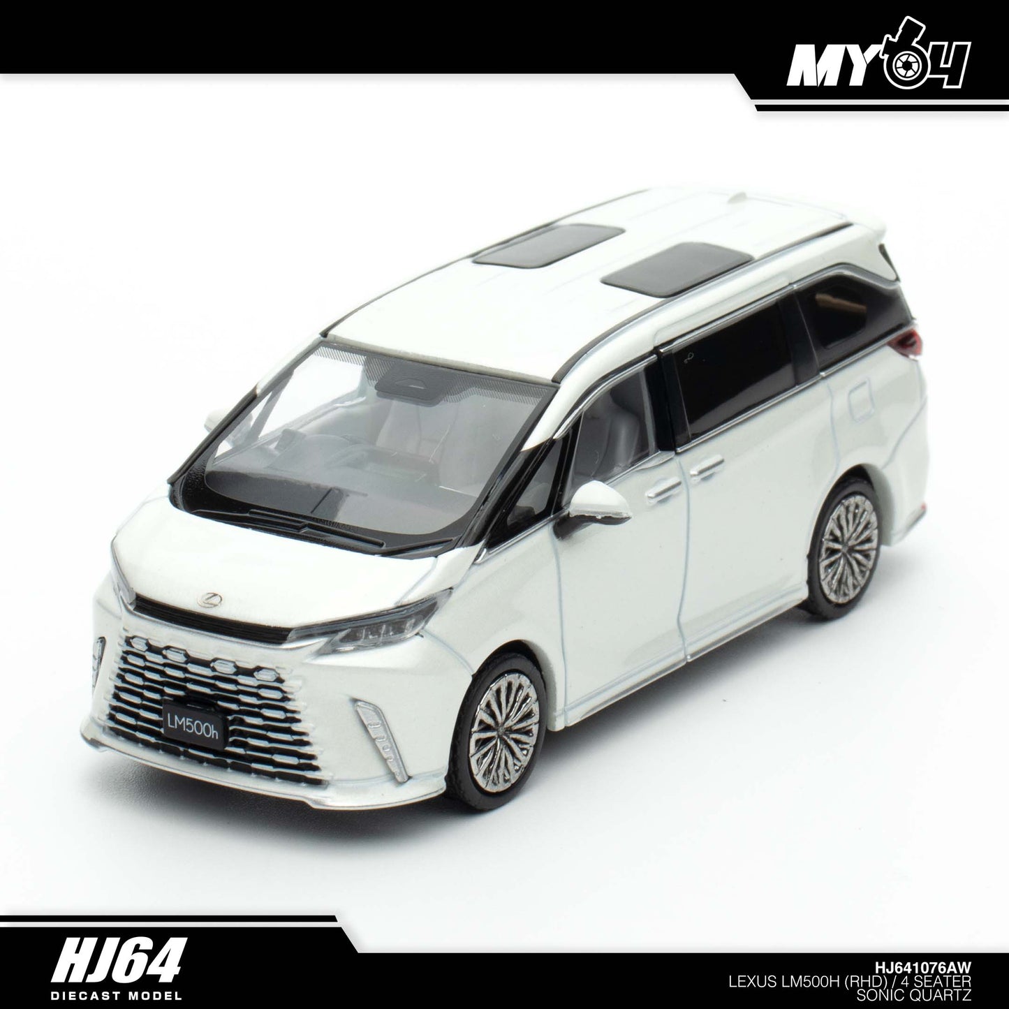 [Hobby Japan] Lexus LM500h (RHD) /4 Seater - Sonic Quartz