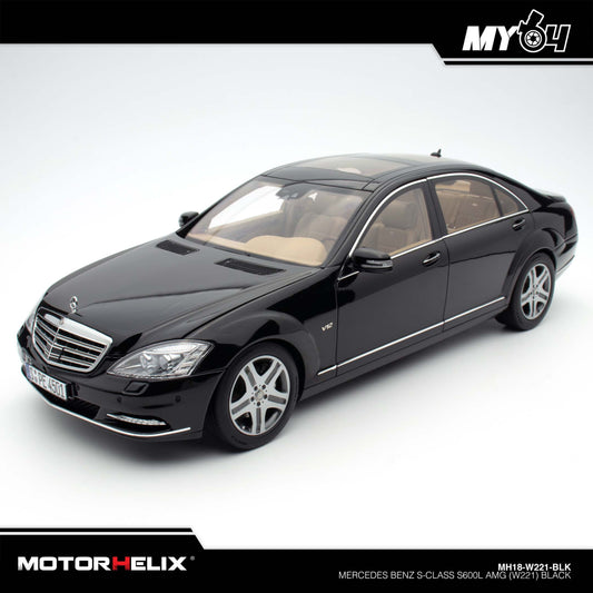 [Motorhelix] Mercedes Benz S-Class S600L AMG (W221) - Black