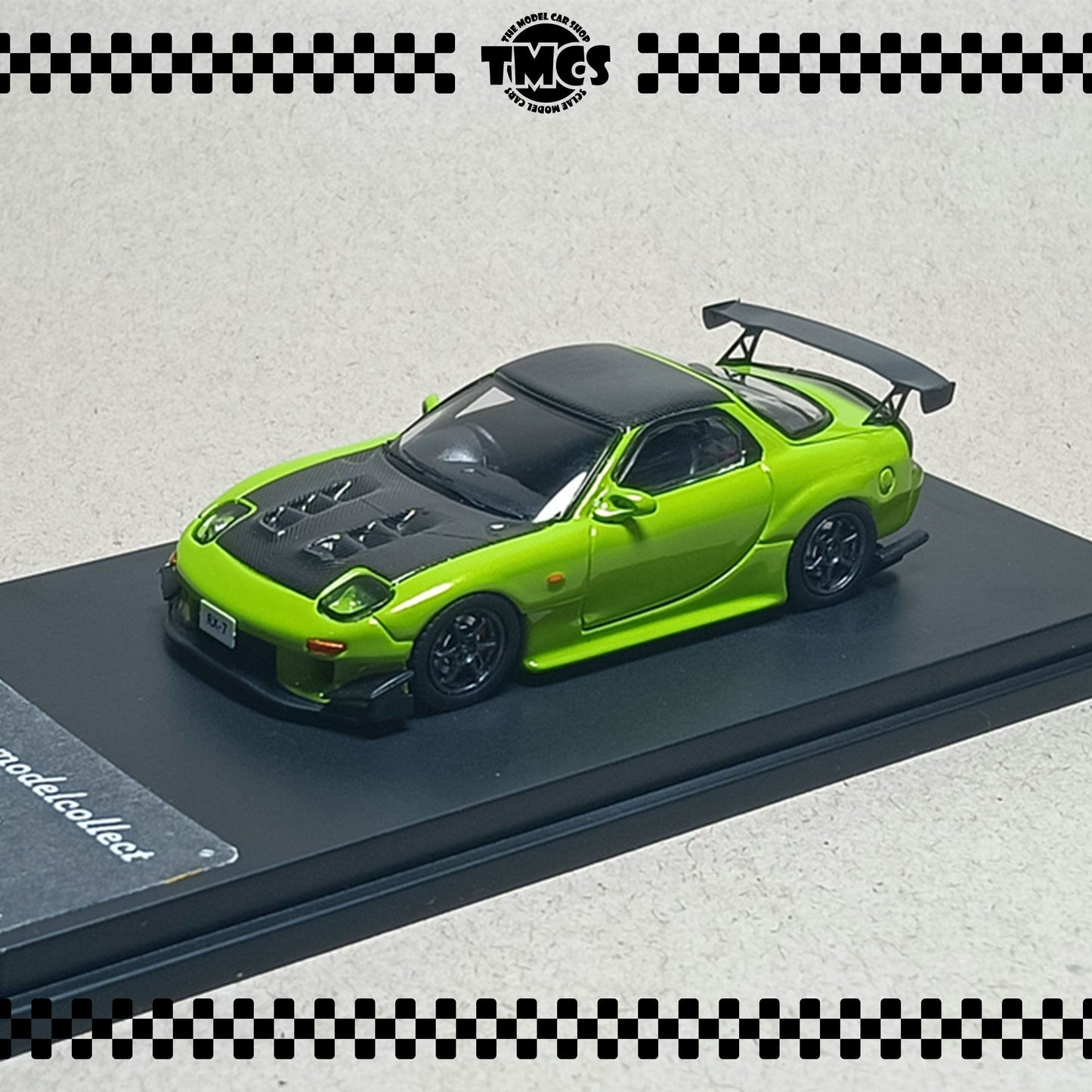 [Model Collect] Mazda RX7 FD3S - Green Carbon Bonnet