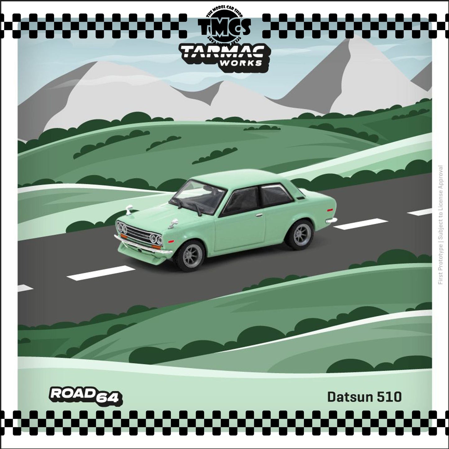 [Tarmac Works] Datsun 510 - Light Green