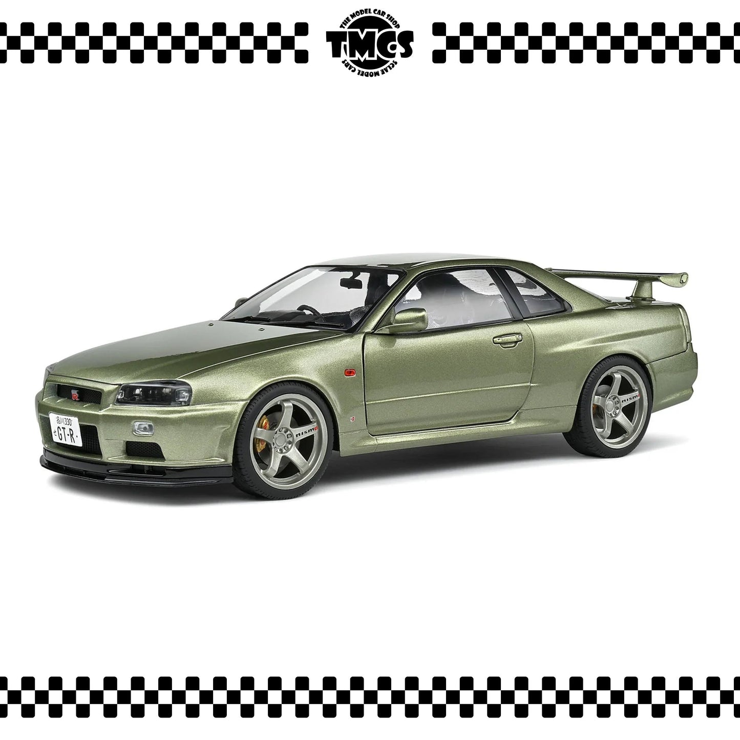 [Solido] 1:18 Nissan GTR (R34) - Green Metallic