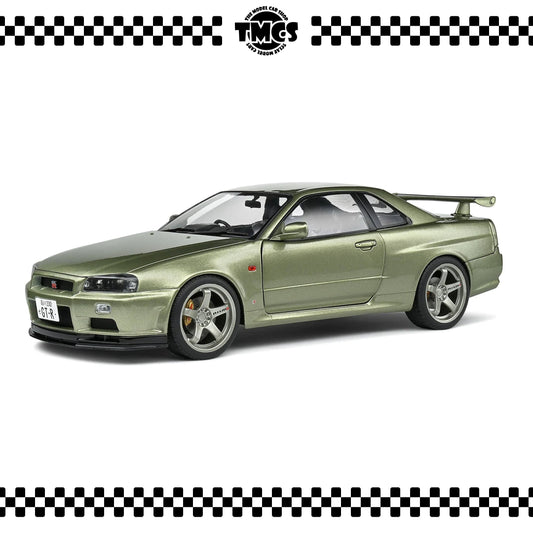 [Solido] 1:18 Nissan GTR (R34) - Green Metallic