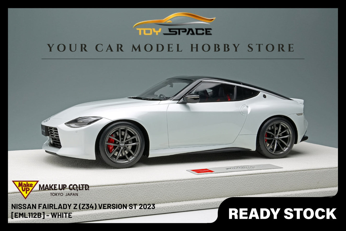 [MAKE UP] 1:18 Nissan Fairlady Z (Z34) Version ST 2023 [EML112] - Toy Space Diecast Online Store Singapore
