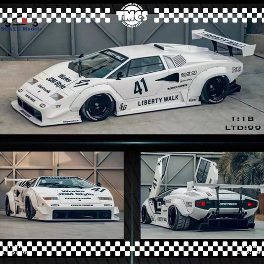 [VIP] Lamborghini Countach LBWK  - White