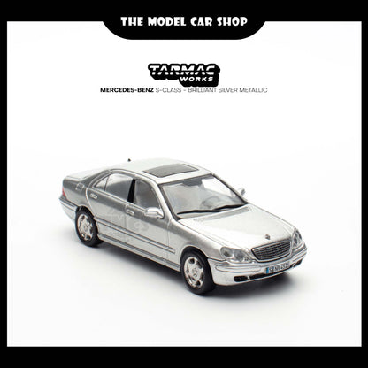 (UNSEAL UNIT) [Tarmac Works] Mercedes-Benz S-Class - Brilliant Silver Metallic