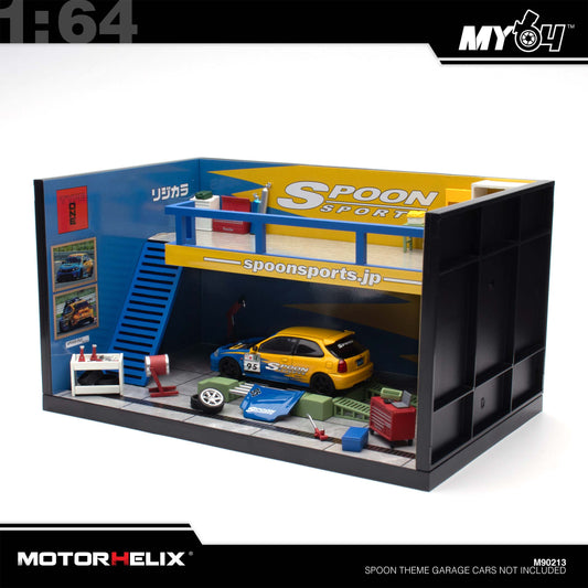 (UNSEAL UNIT) [Motorhelix] 1:64 Spoon Theme Garage