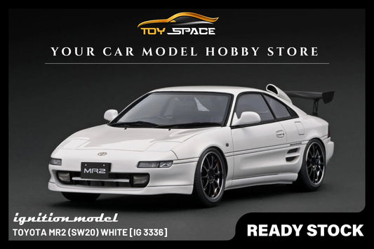 [IGNITION MODEL] 1/18 Toyota MR2 (SW20) White [IG3336] - Toy Space Diecast Online Store Singapore