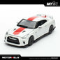[Motorhelix] 1:64 Nissan GT-R (R35) 50th Anniversary - Brilliant White Pearl