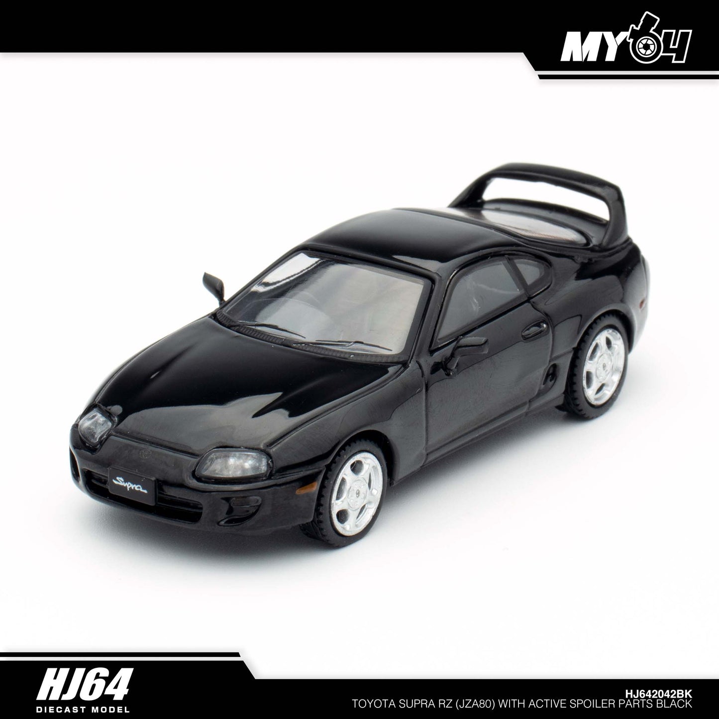 [Hobby Japan] Toyota Supra RZ (JZA80) with Active Spoiler Parts - Black