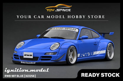 [IGNITION MODEL] 1:18 RWB 997 Blue [IG3256] - Toy Space Diecast Online Store Singapore